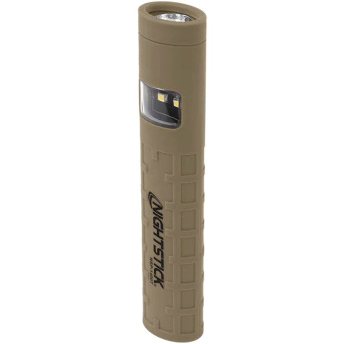 Dual-Switch Dual-Light LED Flashlight